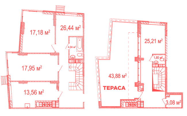 2-комнатная 130.2 м² в ЖК Crystal Avenue от 17 900 грн/м², с. Петропавловская Борщаговка