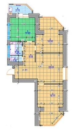 3-комнатная 80.52 м² в ЖК Одесский квартал от 20 000 грн/м², с. Крюковщина