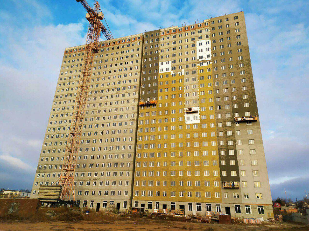 Ход строительства ЖК Лузановский Парк, дек, 2019 год