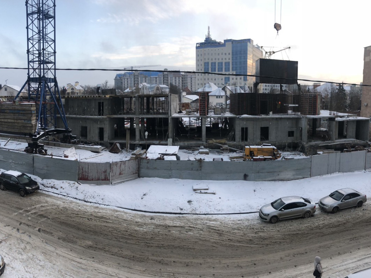 Ход строительства ЖК Дипломат, дек, 2019 год