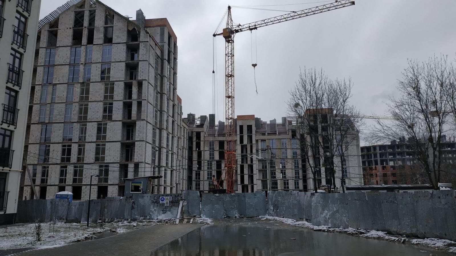 Ход строительства ЖК Леополь Таун, фев, 2020 год