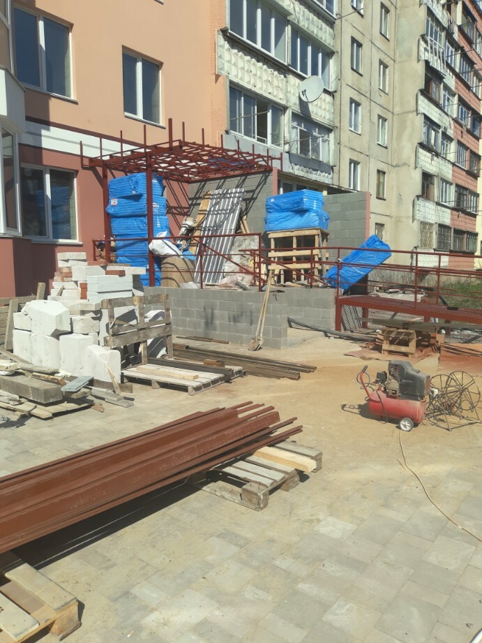 Ход строительства ЖК Дом на Подолье, март, 2020 год