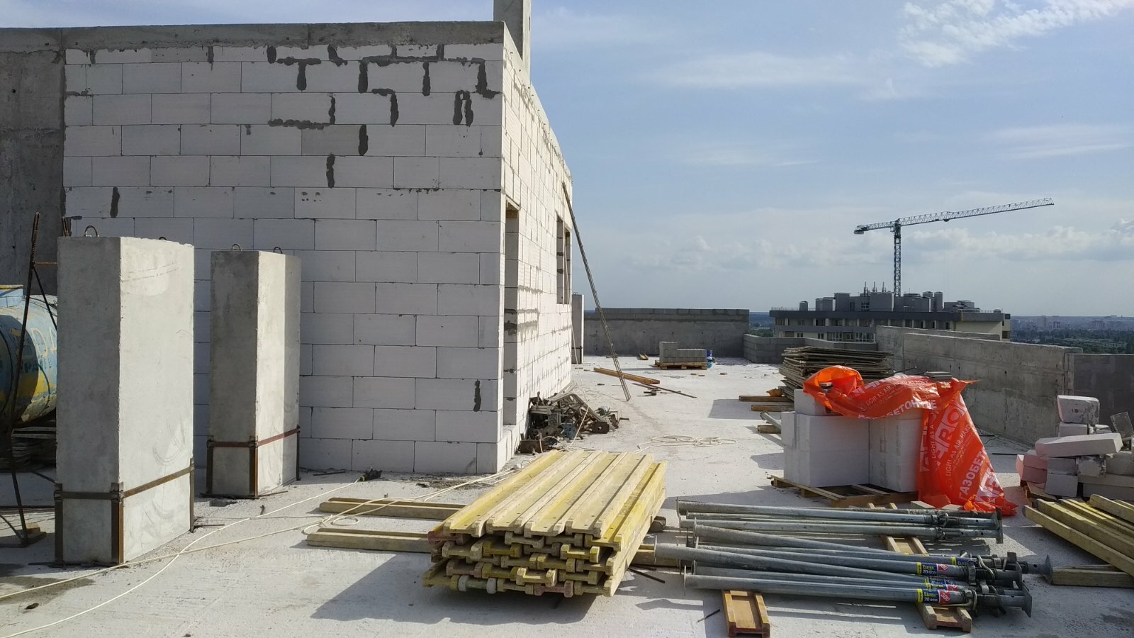 Ход строительства ЖК Караваевы Дачи, июнь, 2020 год