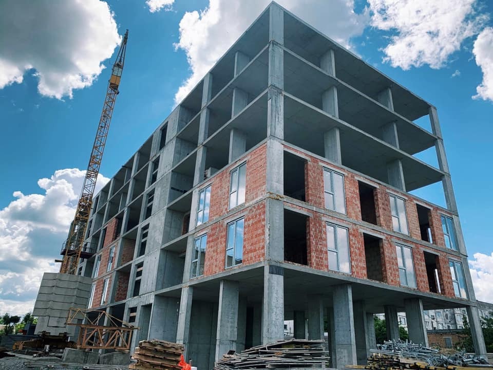 Ход строительства ЖК Residence, июль, 2020 год