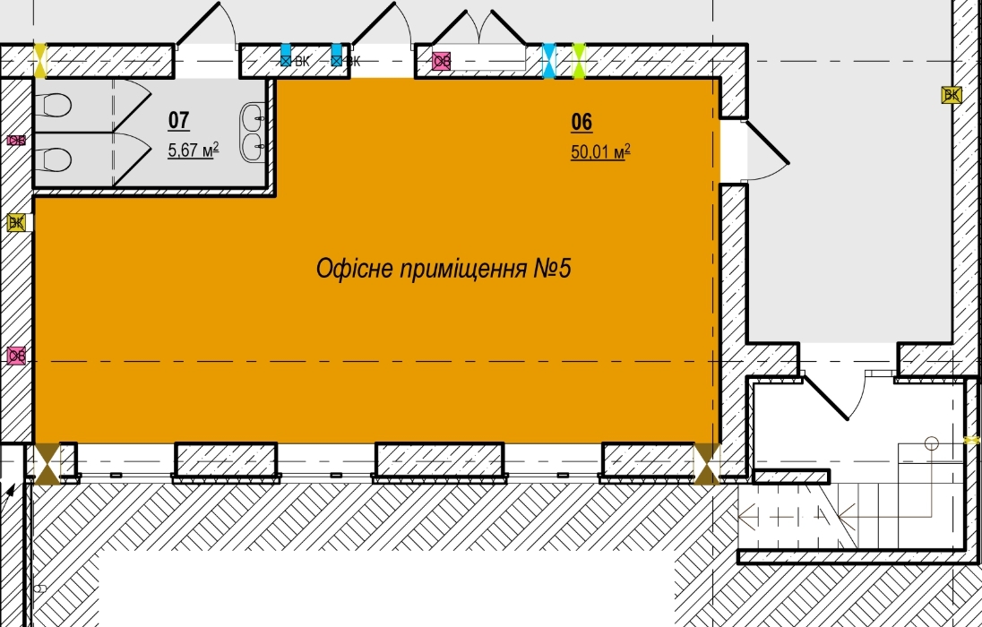 Офис 50.01 м² в ЖК Вышгород Сити Парк от застройщика, г. Вышгород