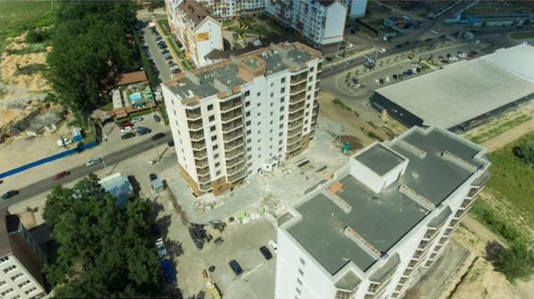 Ход строительства ЖК Одесский квартал, июнь, 2020 год