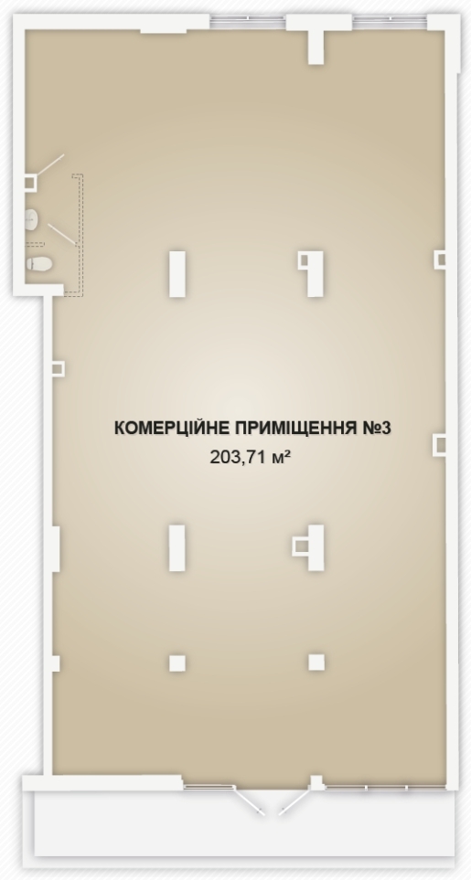 Помещение свободного назначения 203.7 м² в ЖК LYSTOPAD от 14 600 грн/м², Ивано-Франковск