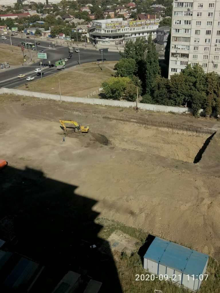 Ход строительства ЖК Слобожанский квартал-2, сен, 2020 год