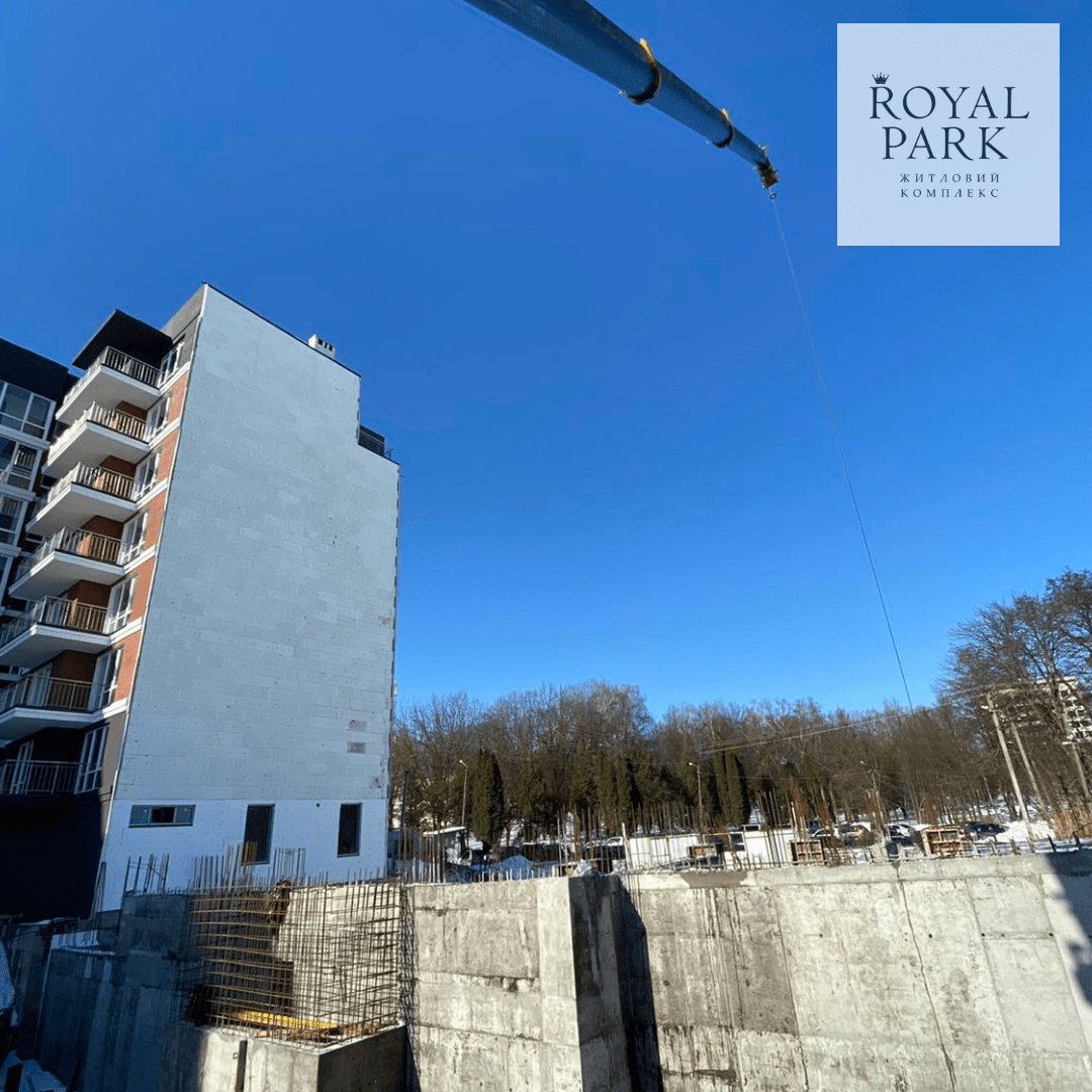 Ход строительства ЖК Royal Park, фев, 2021 год