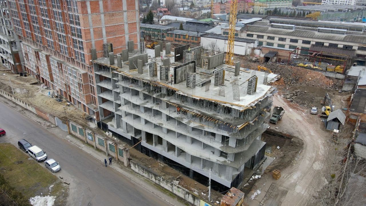 Ход строительства ЖК Washington City, март, 2021 год