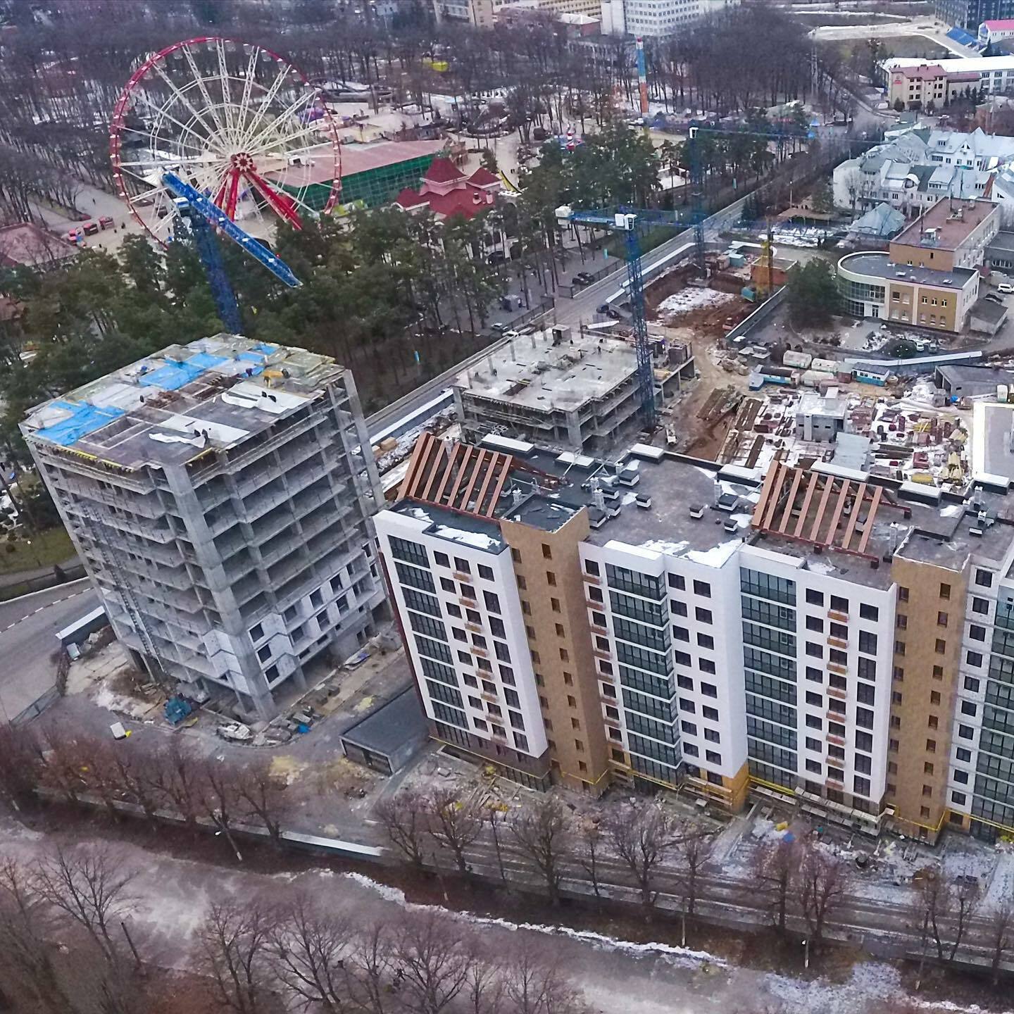 Ход строительства ЖК Люксембург, март, 2021 год