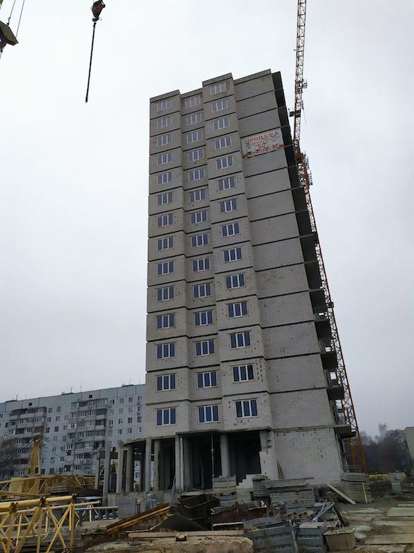 Ход строительства ЖК Слобожанский квартал, янв, 2021 год