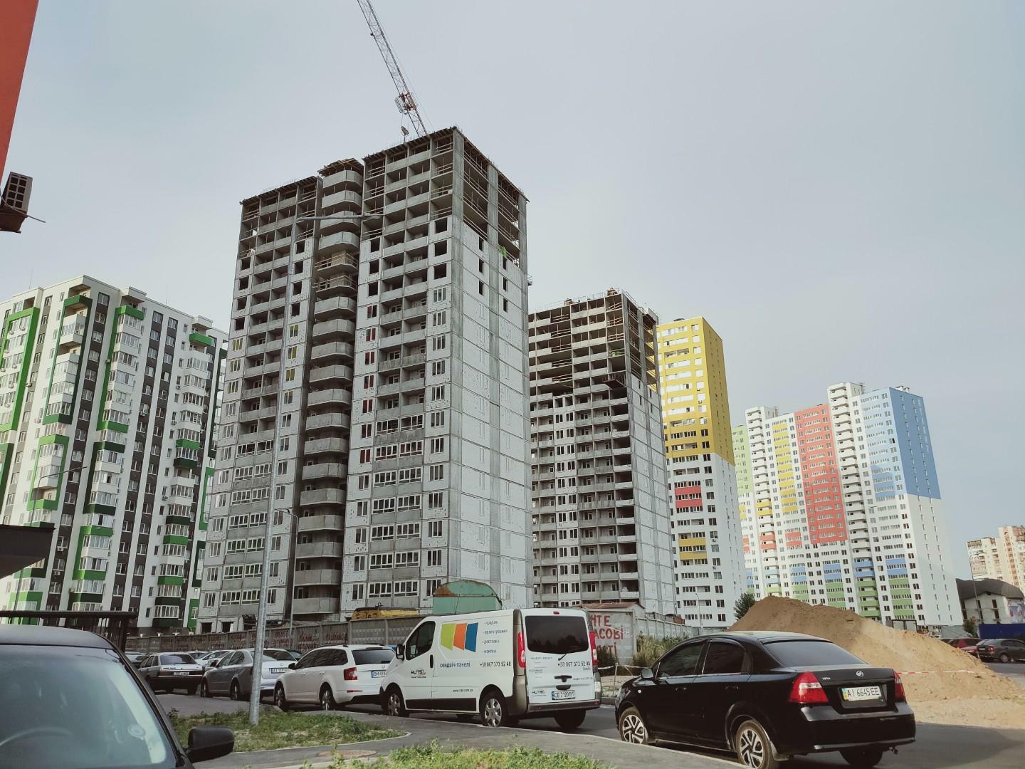 Ход строительства ЖК Атлант на Киевской, июнь, 2021 год