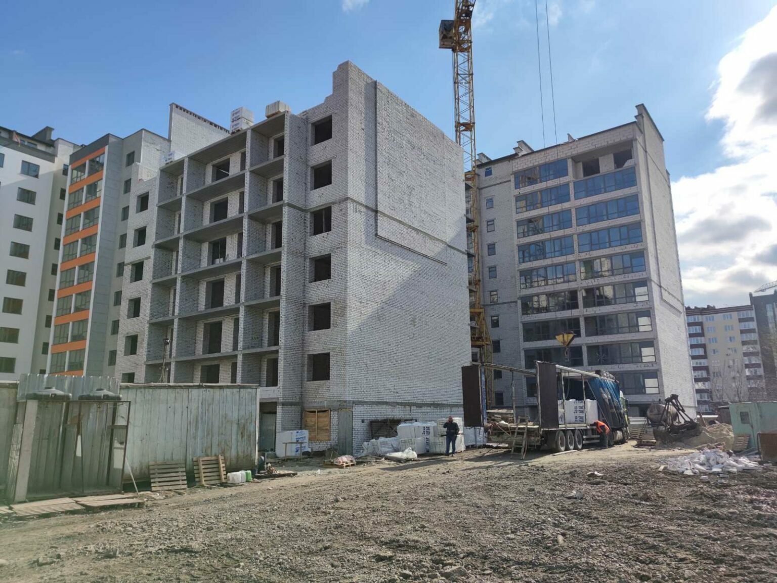 Ход строительства ЖК Мечта на Покровской, март, 2021 год