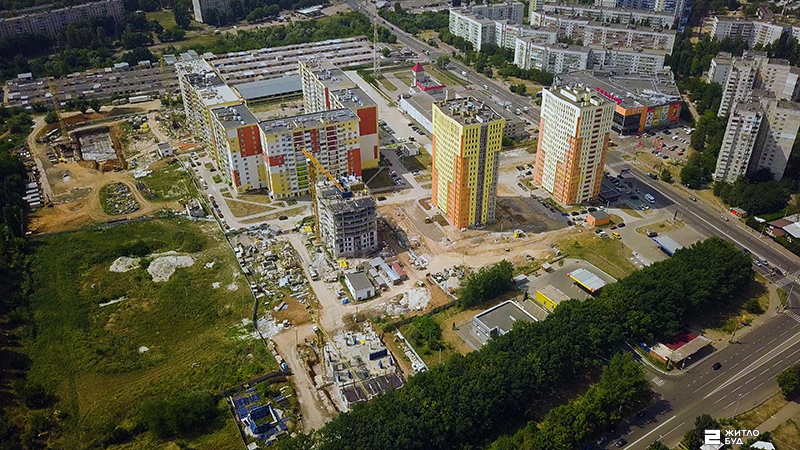 Ход строительства ЖК Меридиан, июль, 2021 год