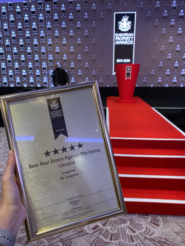 Агентство недвижимости LuxGreat стало победителем Международной премии European Property Awards