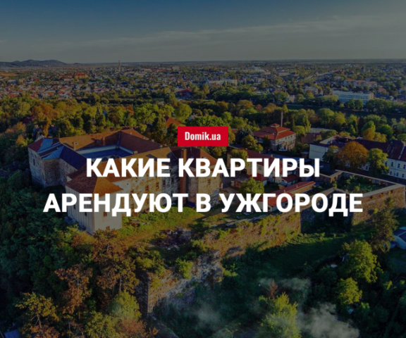 За сколько можно арендовать квартиру в Ужгороде в августе 2018 года