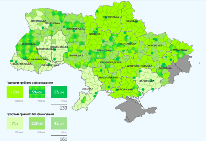 В каких регионах Украины потребители могут оформить «теплый» кредит в июле 2017 года: инфографика