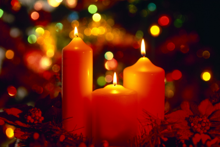 Рождественский декор свечей: топ-6 идей