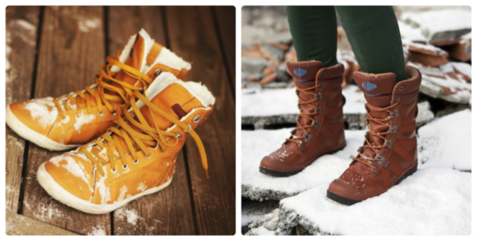 Как защитить зимнюю обувь от соли и реагентов