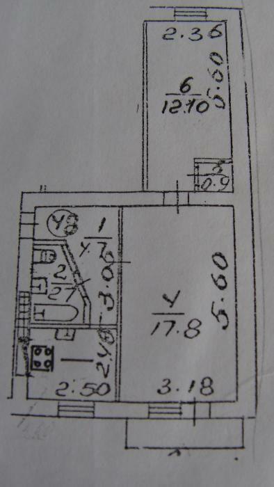 Продаж 1-кімнатної квартири 32 м², Партизанський просп., 82