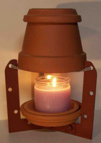 Горшок и свеча — простой и почти бесплатный способ обогреть комнату