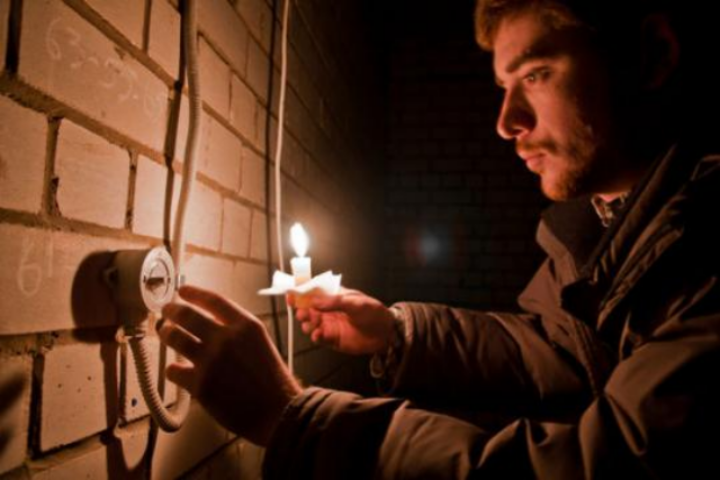 Отключение электричества в Крыму