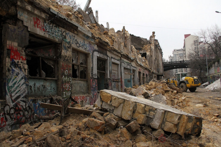 В центре Одессы рухнул дом