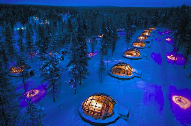 8 самых удивительных ледовых отелей мира