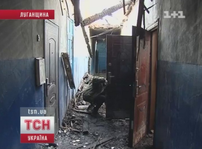 После пожара на Луганщине 12 семей остались без крыши над головой