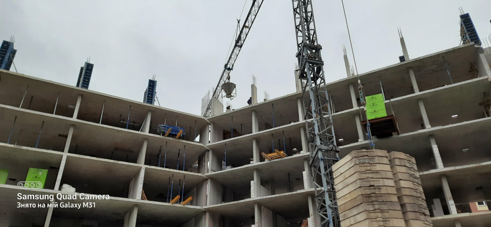 Ход строительства Апарт-комплекс Le Méandre, авг, 2021 год