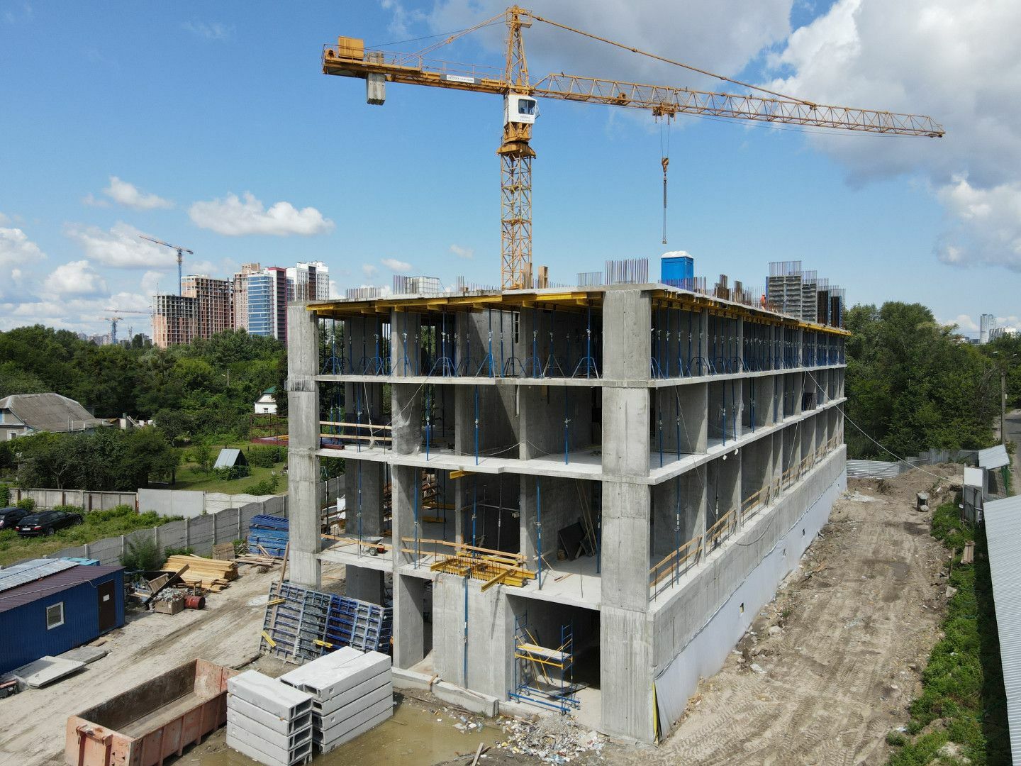 Ход строительства ЖК Синергия Киев, июль, 2021 год