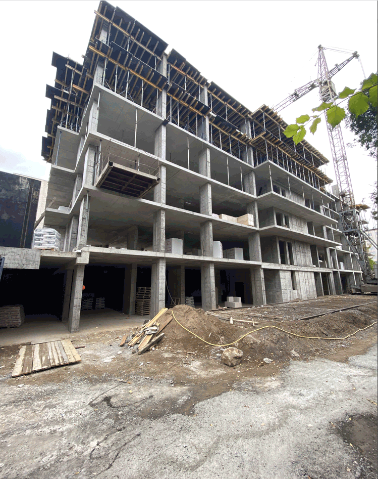 Ход строительства ЖК Дом на Янгеля, сен, 2021 год