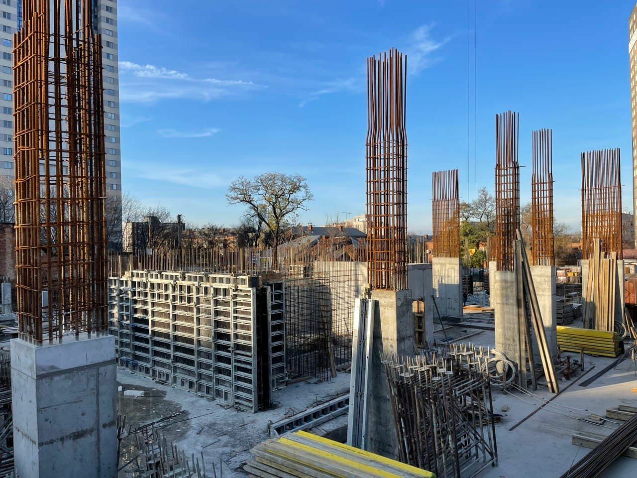 Ход строительства ЖК MANHATTAN, ноя, 2021 год
