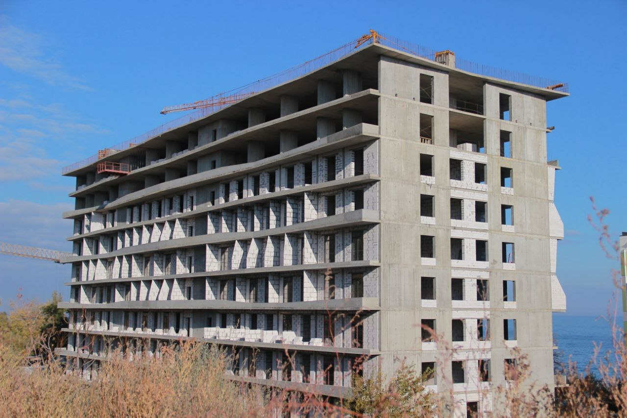 Ход строительства Апарт-комплекс Калипсо, окт, 2021 год
