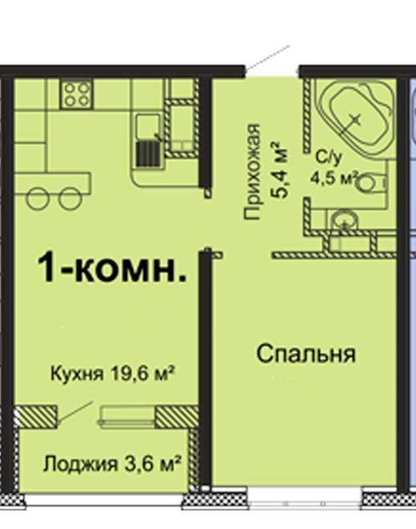 Продажа 1-комнатной квартиры 48 м², Варненская ул.
