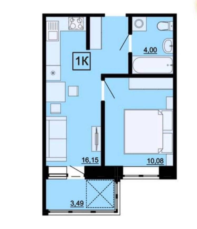Продажа 1-комнатной квартиры 34 м², Профсоюзная ул.