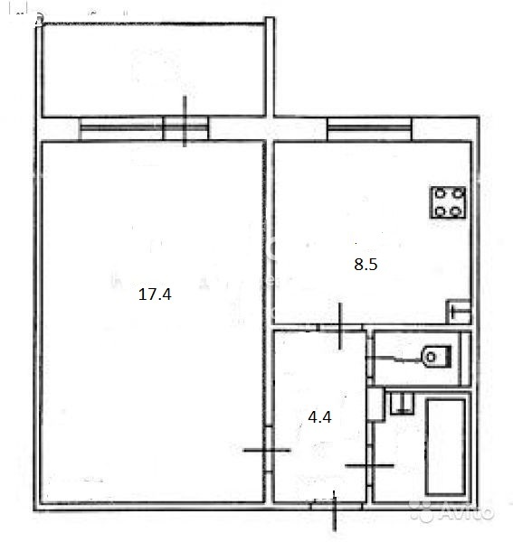 Продажа 1-комнатной квартиры 36 м², Чорних Запорожців 47