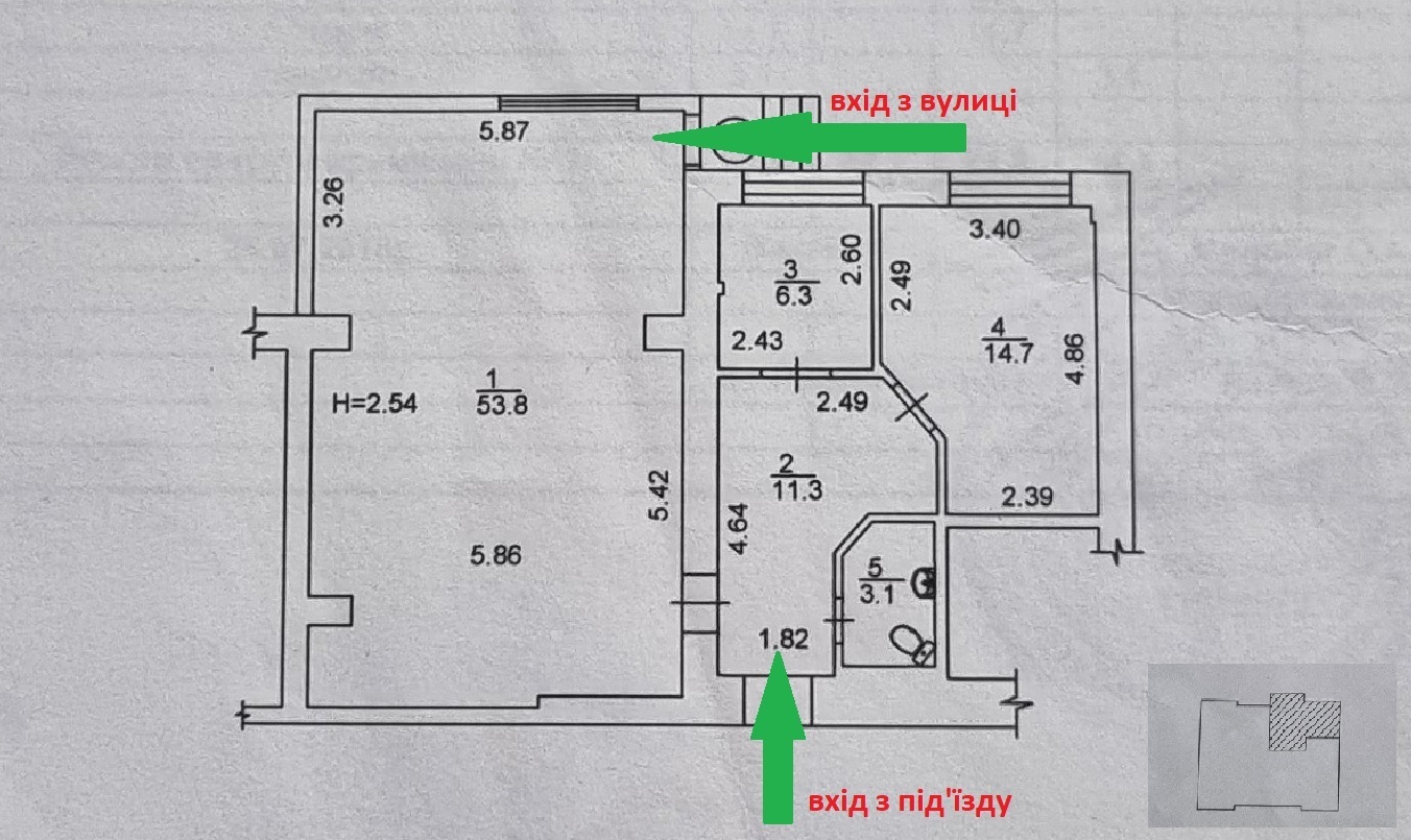 Продажа помещения свободного назначения 89 м², Александра Довженко ул., 4А