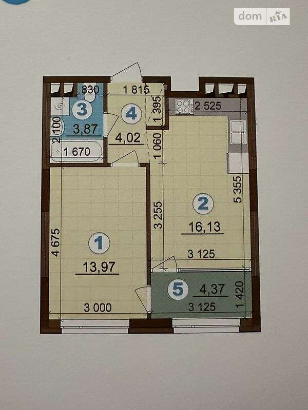 Продаж 1-кімнатної квартири 43 м², Проектна вул., 19