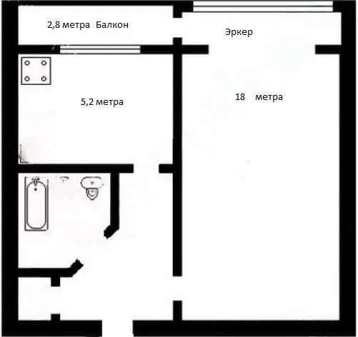 Продажа 1-комнатной квартиры 32 м², Энтузиастов ул.