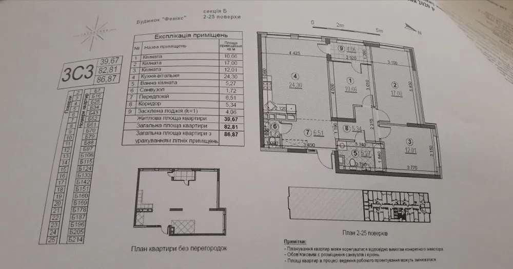 Продажа 3-комнатной квартиры 87 м², Евгения Сверстюка ул.