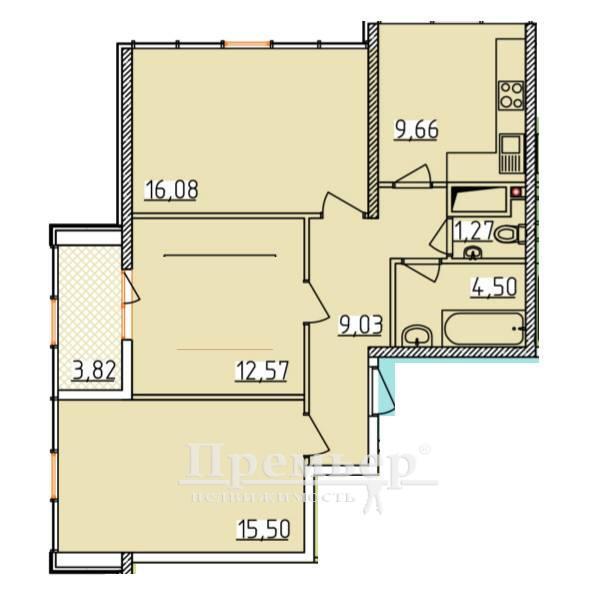 Продажа 3-комнатной квартиры 73 м², Бассейная ул.