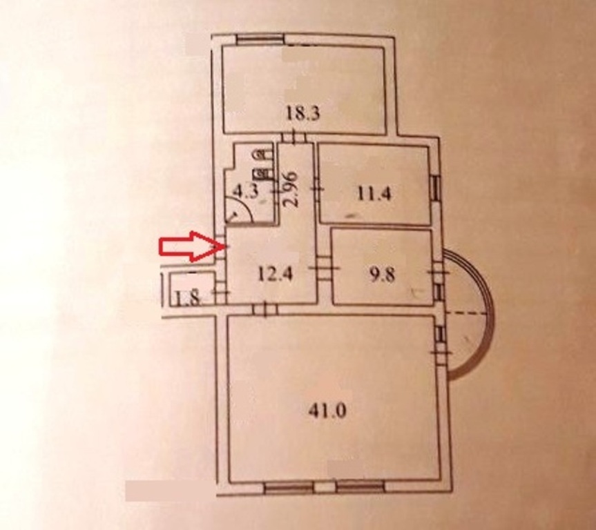 Аренда 3-комнатной квартиры 108 м², Туровская ул., 29