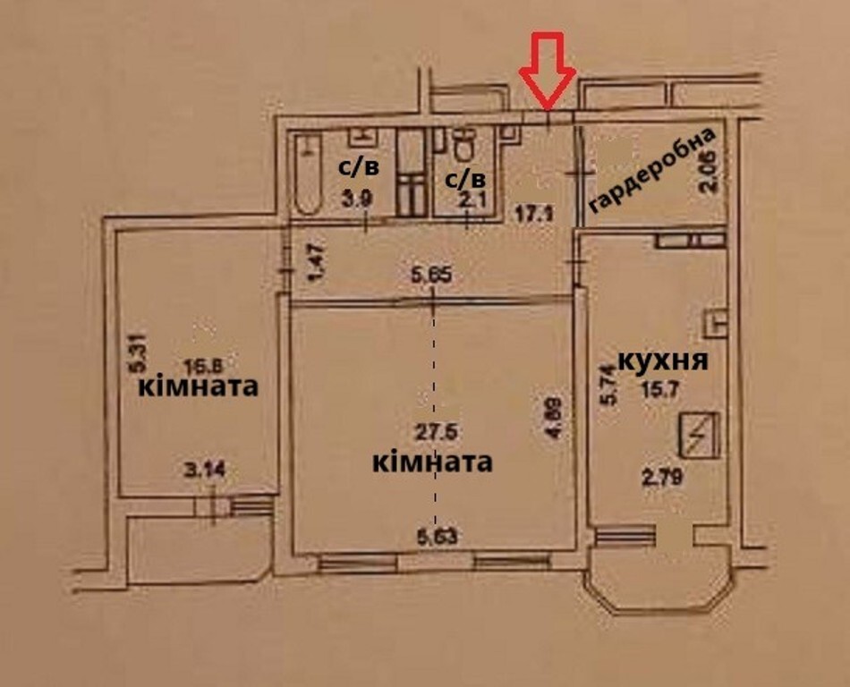 Продажа 2-комнатной квартиры 87.5 м², Казачья ул., 114