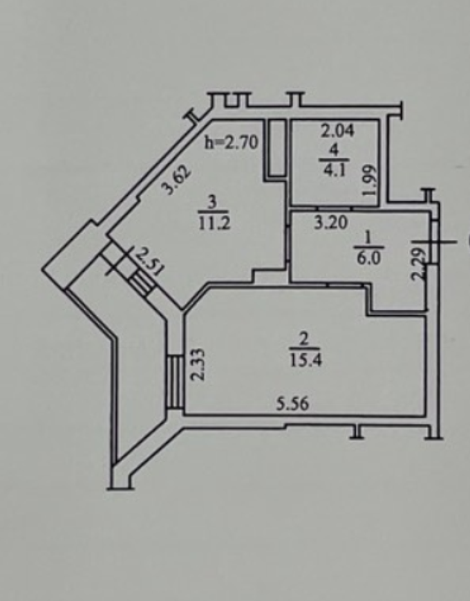 Продаж 1-кімнатної квартири 40 м², ЖК RealPark, Будинок 2 (секції 1-5)