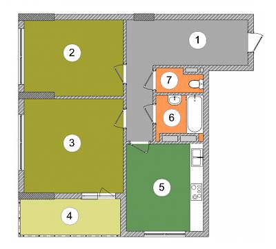 2-кімнатна 71 м² в ЖК Bristol Comfort House від 23 260 грн/м², Київ
