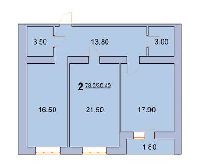 2-комнатная 78 м² в ЖК на ул. Новая, 31А, 31Б от 13 000 грн/м², г. Борисполь