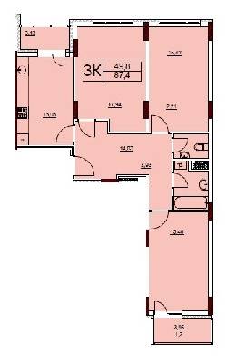 3-комнатная 87.4 м² в ЖК Велика Британія от 16 500 грн/м², Львов