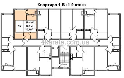 1-кімнатна 39.4 м² в ЖК 4 карата від 13 150 грн/м², м. Вишгород